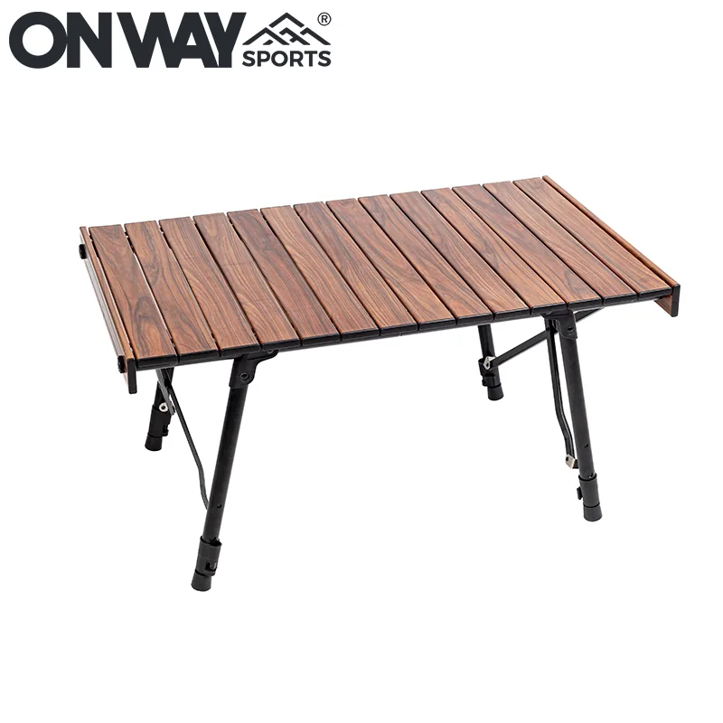 ONWAYSPORTS OW-8448 wood-grain aluminum roll table