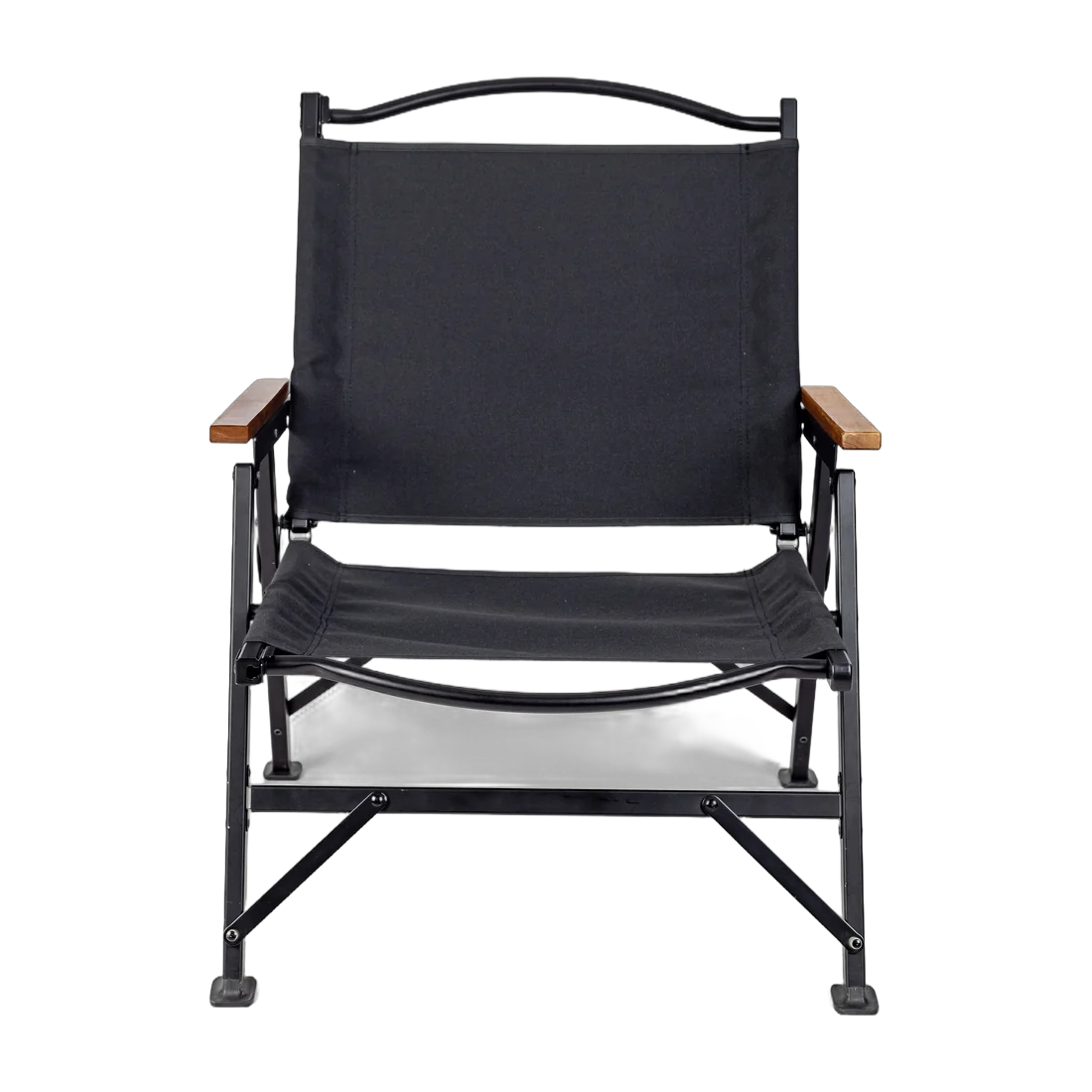 Retro Wood-Grain Folding Chair